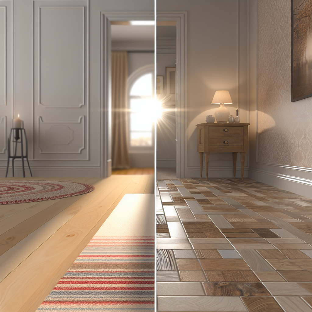 Carrelage imitation bois ou parquet, lequel choisir ?