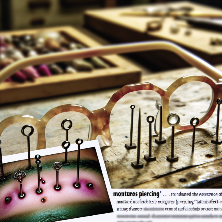 Montures piercing ?