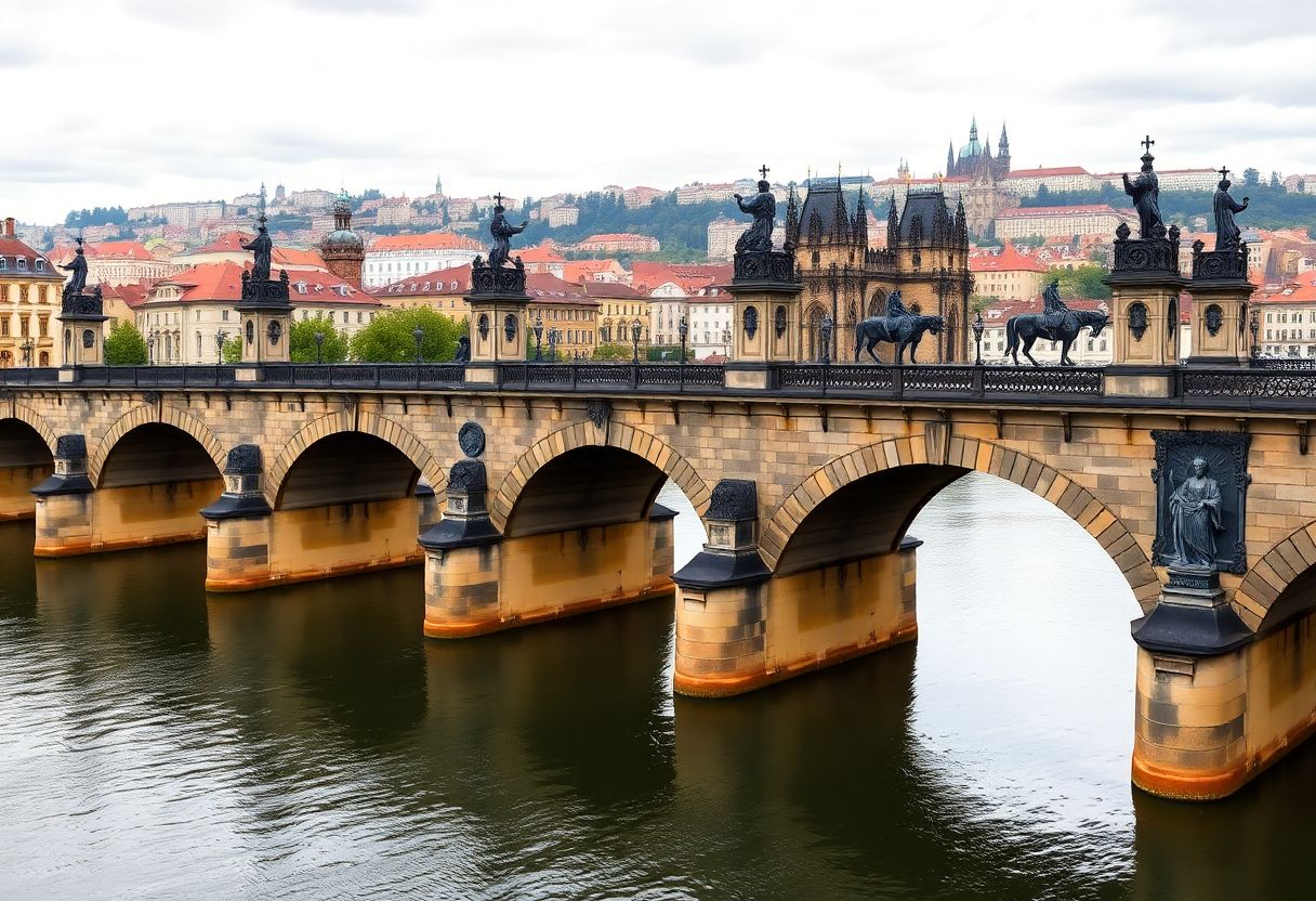 Les ponts emblématiques de Prague et leurs récits captivants